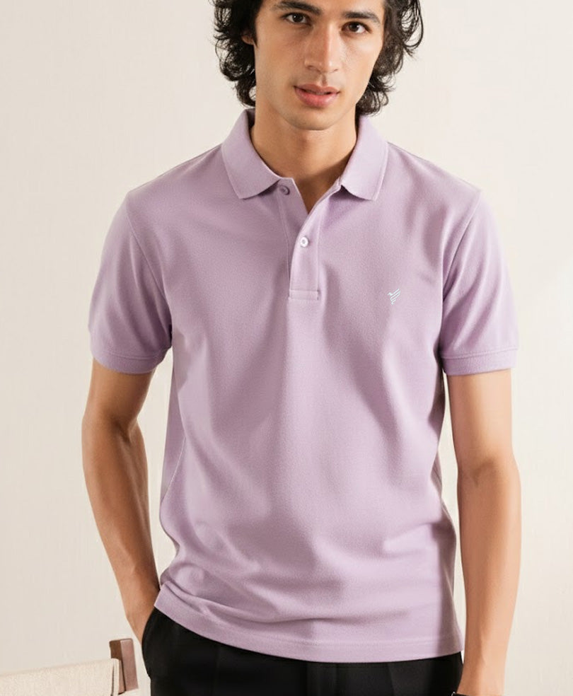 Lilac Basic POLO - FITTED