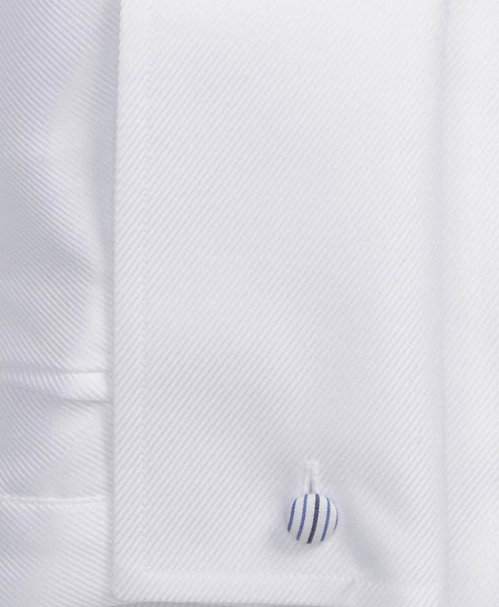 Twill White Double Cuff (Slim Fit/Modern Fit)