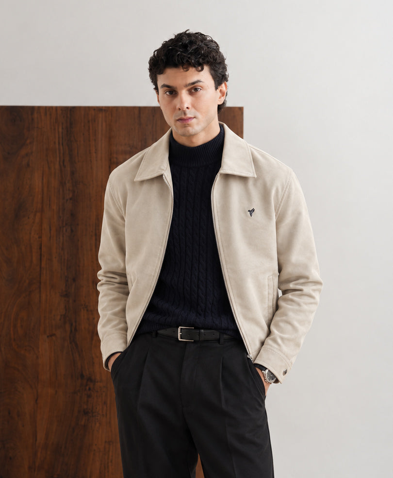 Tofu Matte Suede Jacket