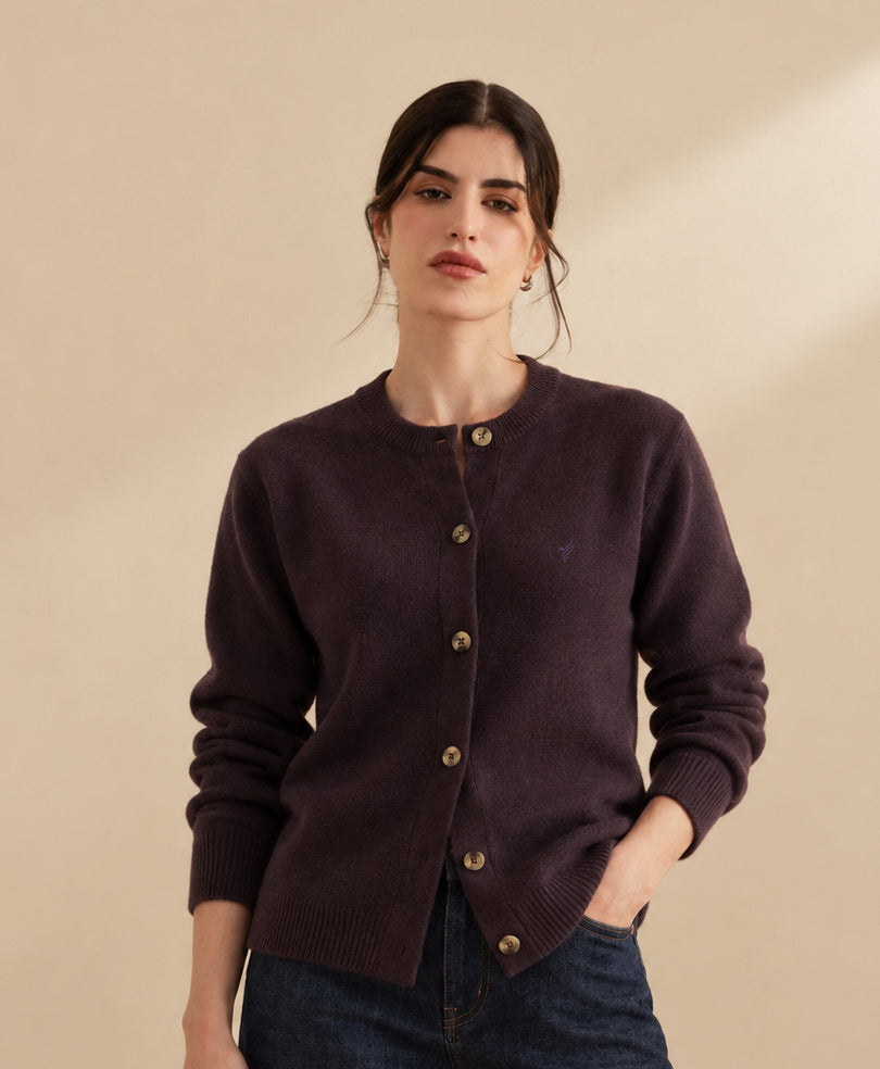 Dk Purple Cardigan (Women)