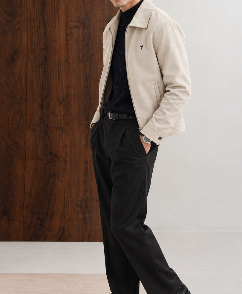 Tofu Matte Suede Jacket