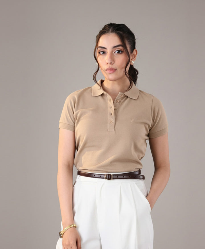 Tuffet Classic Buttoned POLO (Women)