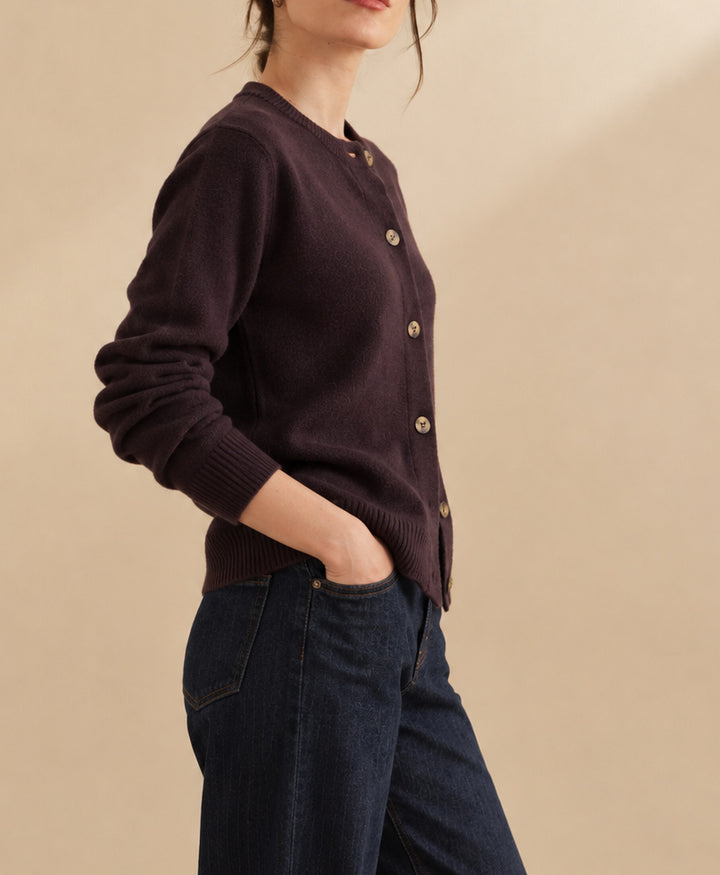 Dk Purple Cardigan (Women)