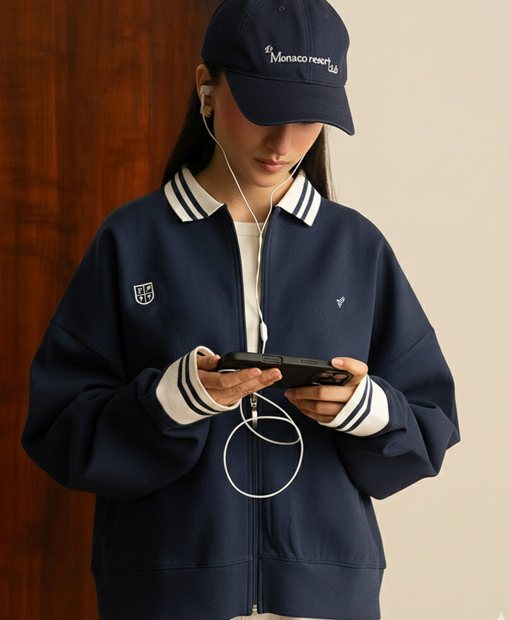 Navy Resort Full Zipper (Women)