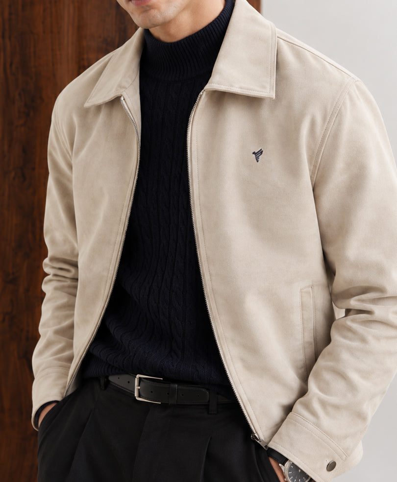 Tofu Matte Suede Jacket