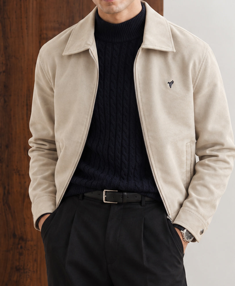 Tofu Matte Suede Jacket