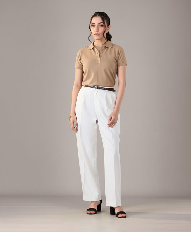 Tuffet Classic Buttoned POLO (Women)