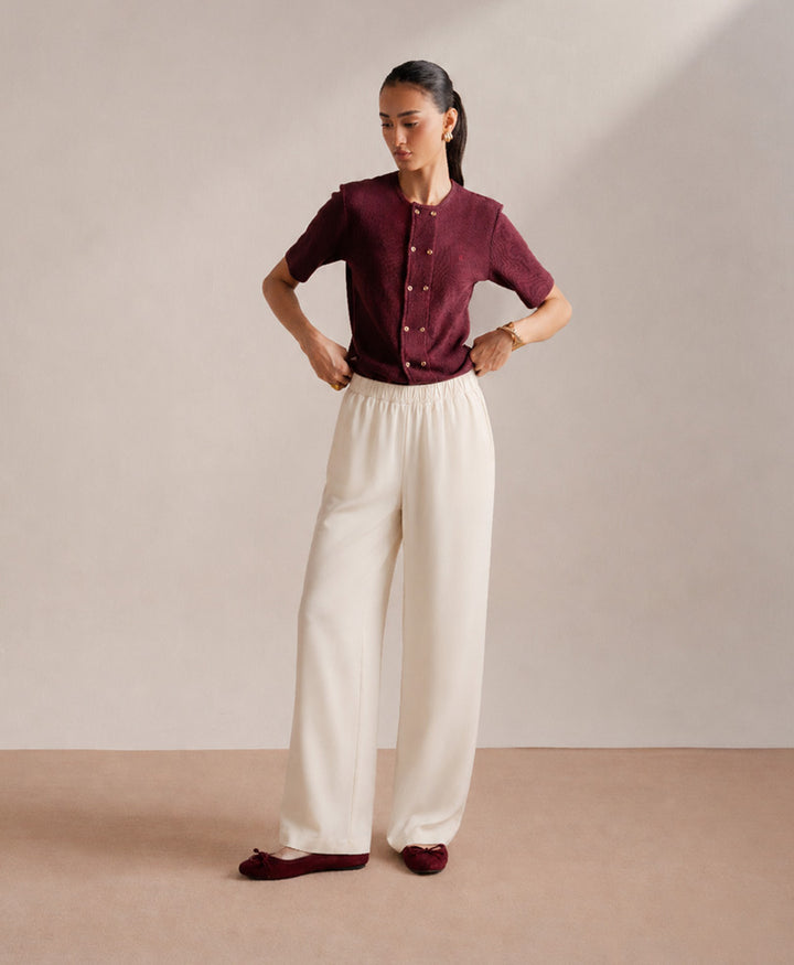 OFF White Sleek Trouser (Women)