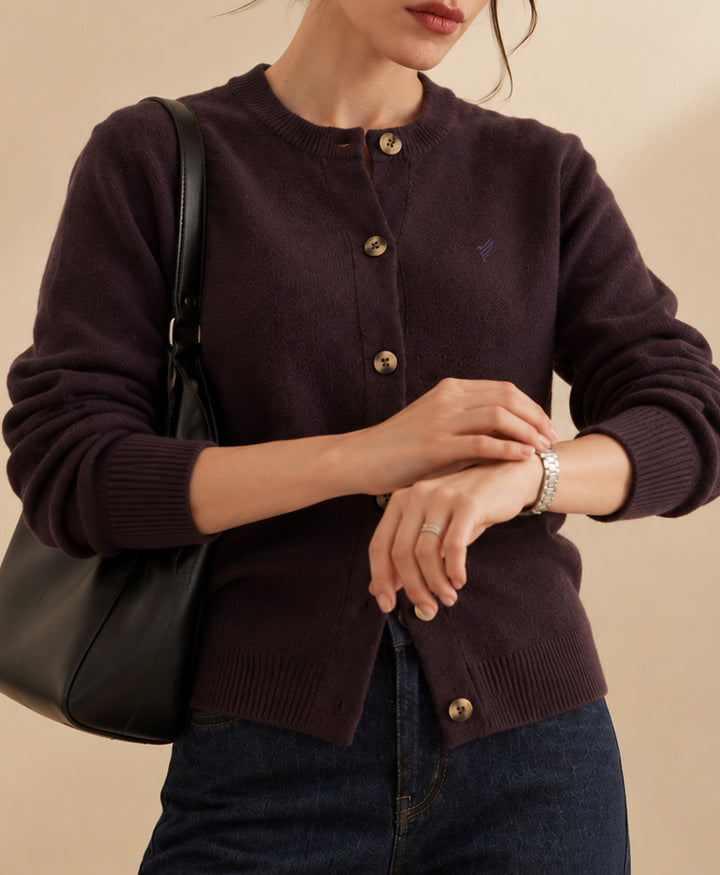Dk Purple Cardigan (Women)