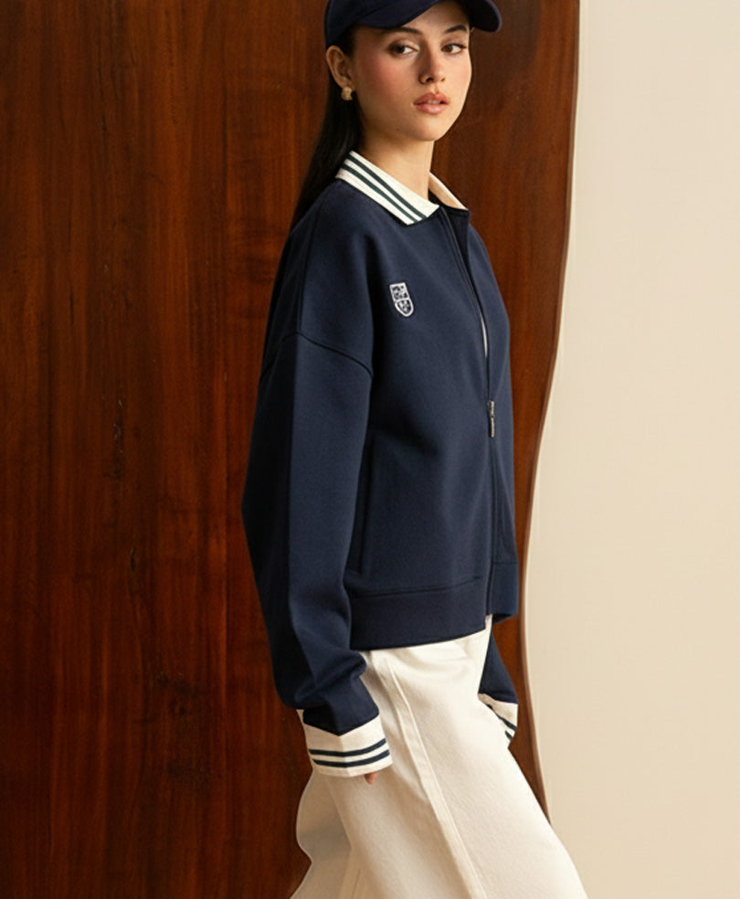 Navy Resort Full Zipper (Women)