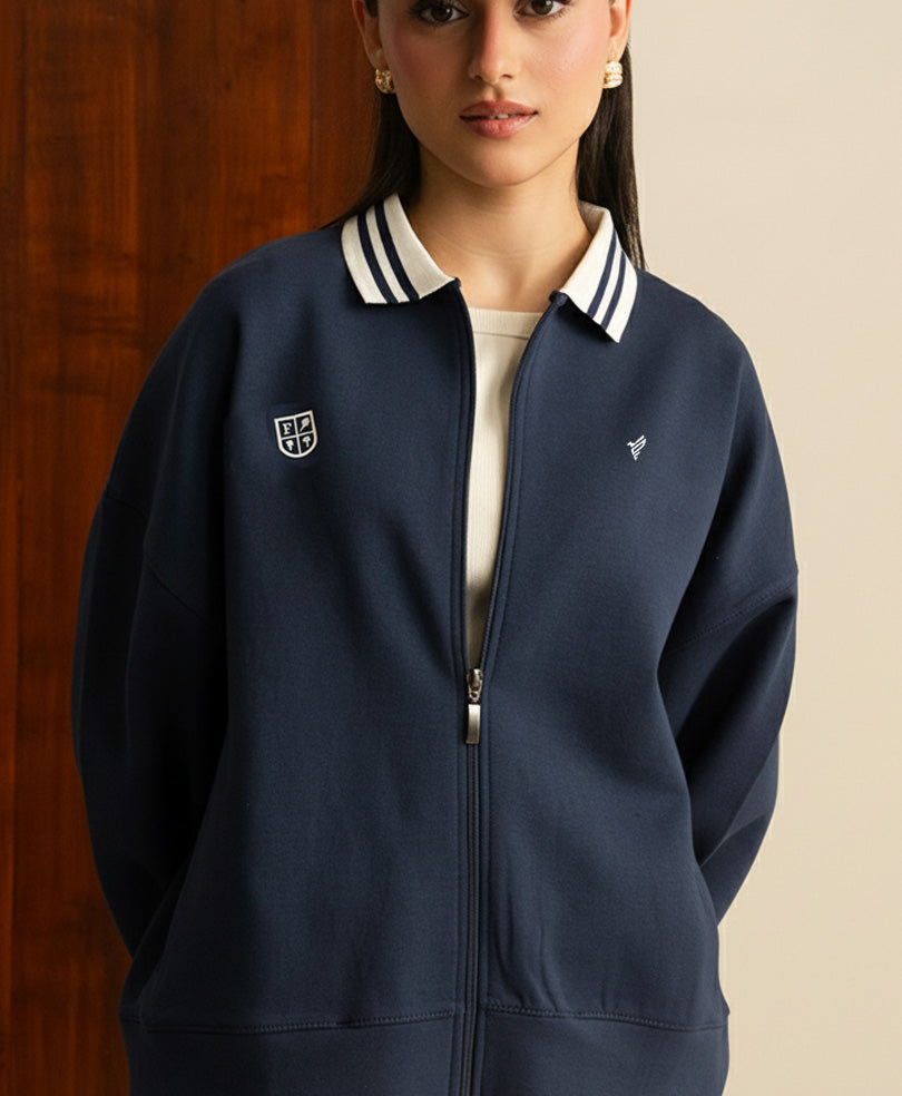 Navy Resort Full Zipper (Women)