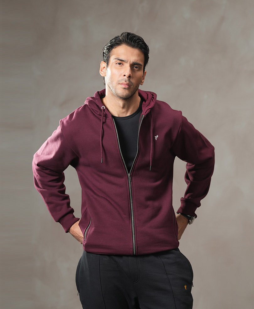 Maroon Basic Hood