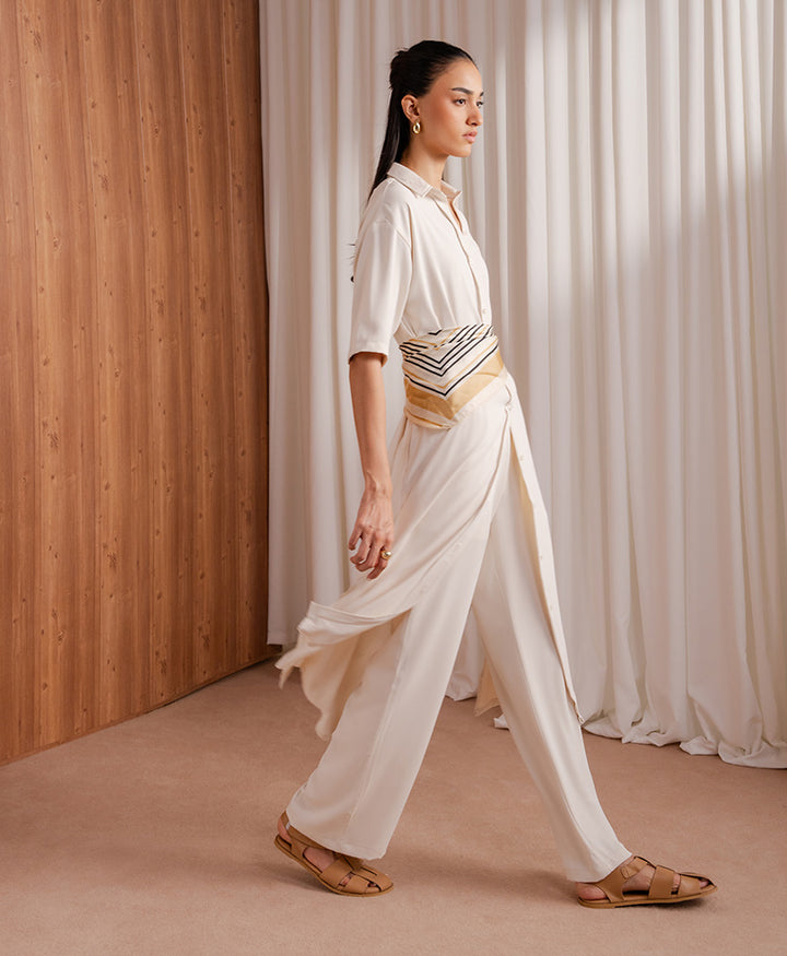 OFF White Sleek Shirt Dress (Women)