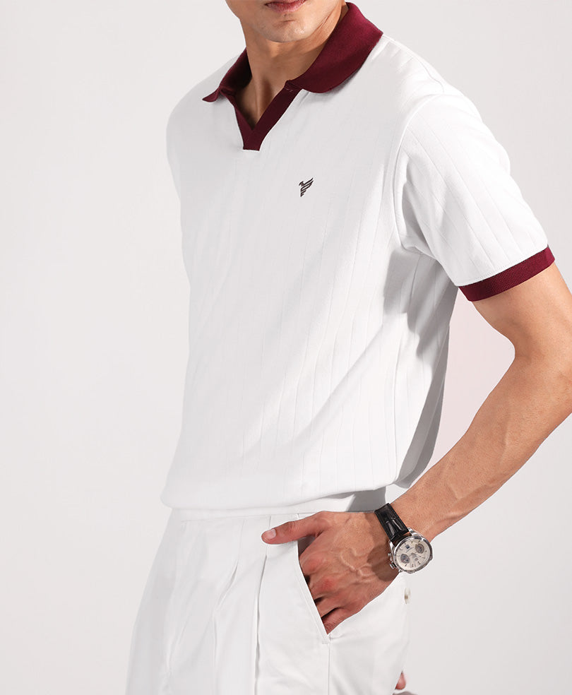 Drop Needle Contrast POLO