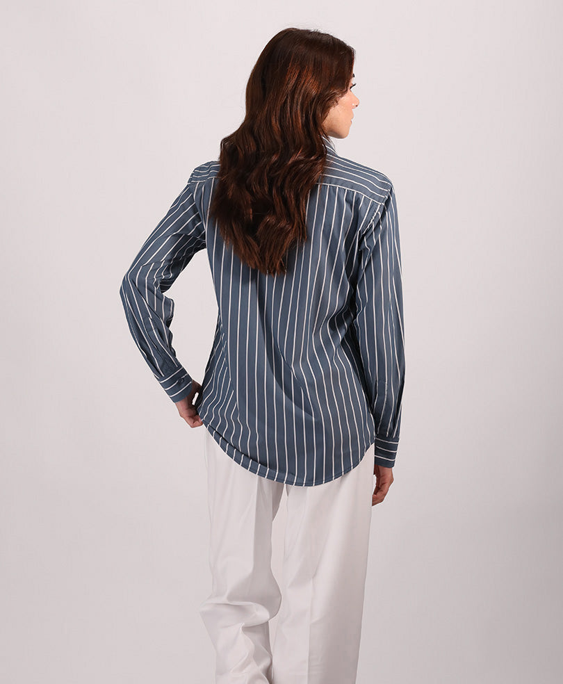 Emerald Stripe Shirt (Women)