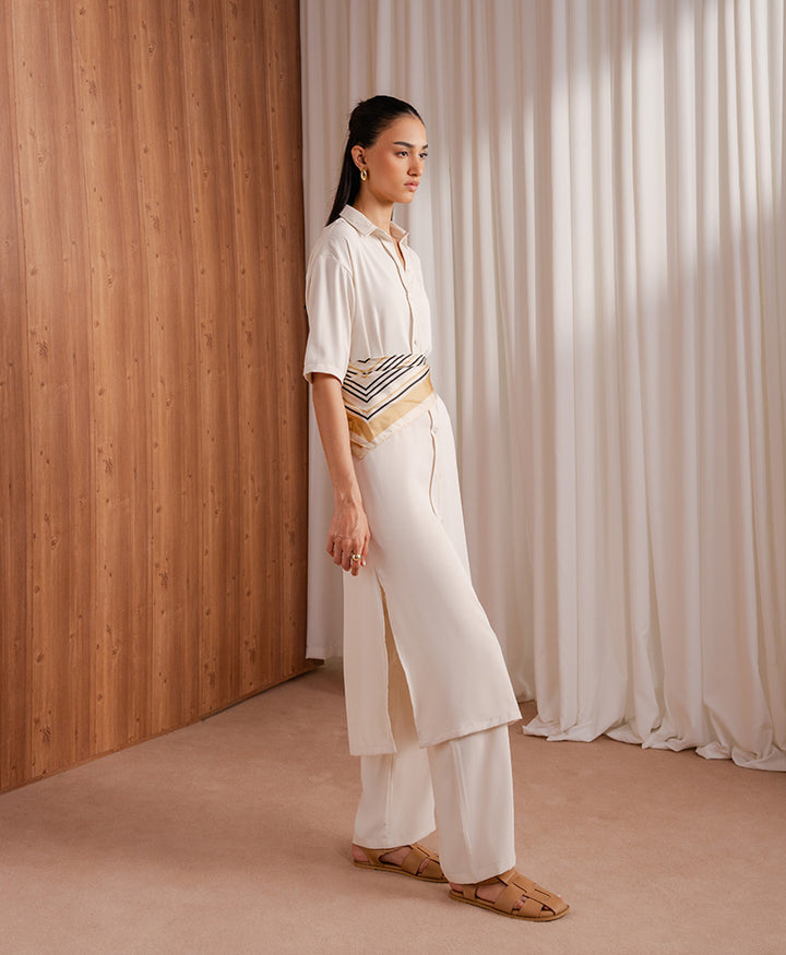 OFF White Sleek Shirt Dress (Women)