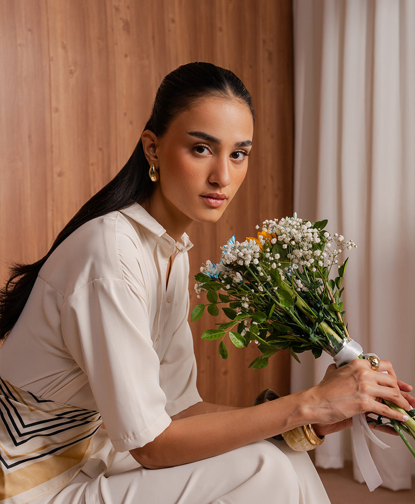 OFF White Sleek Shirt Dress (Women)