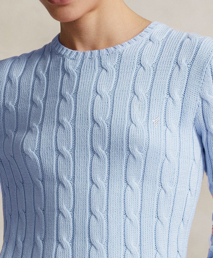 Sky Blue Cable Knit Sweater (Women)