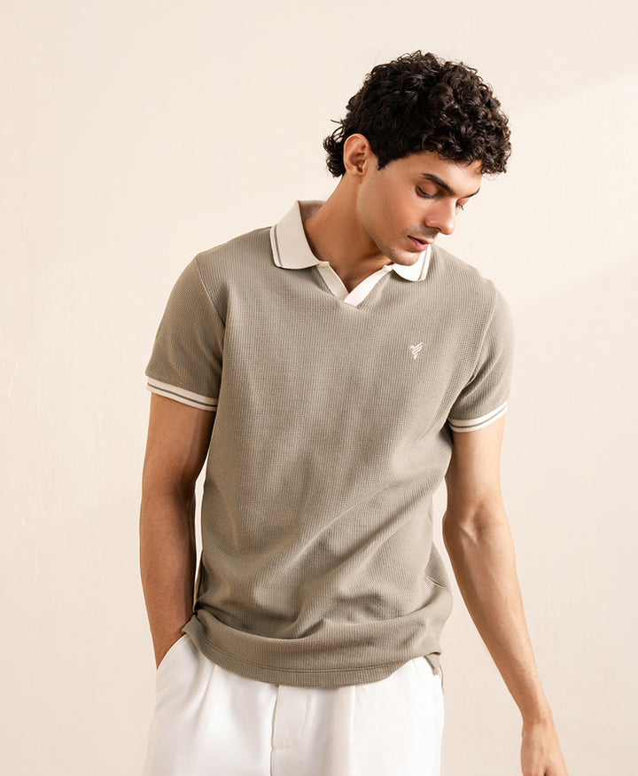 Sailor Olive Waffle Knit POLO