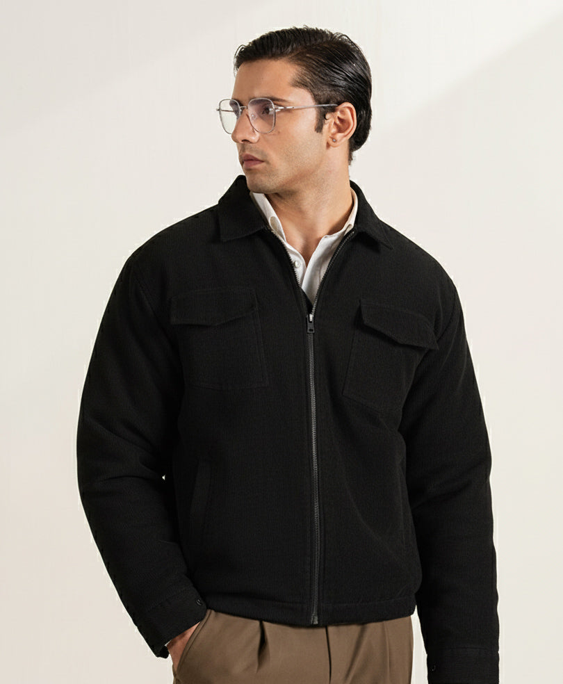 Black Corduroy Heritage Jacket