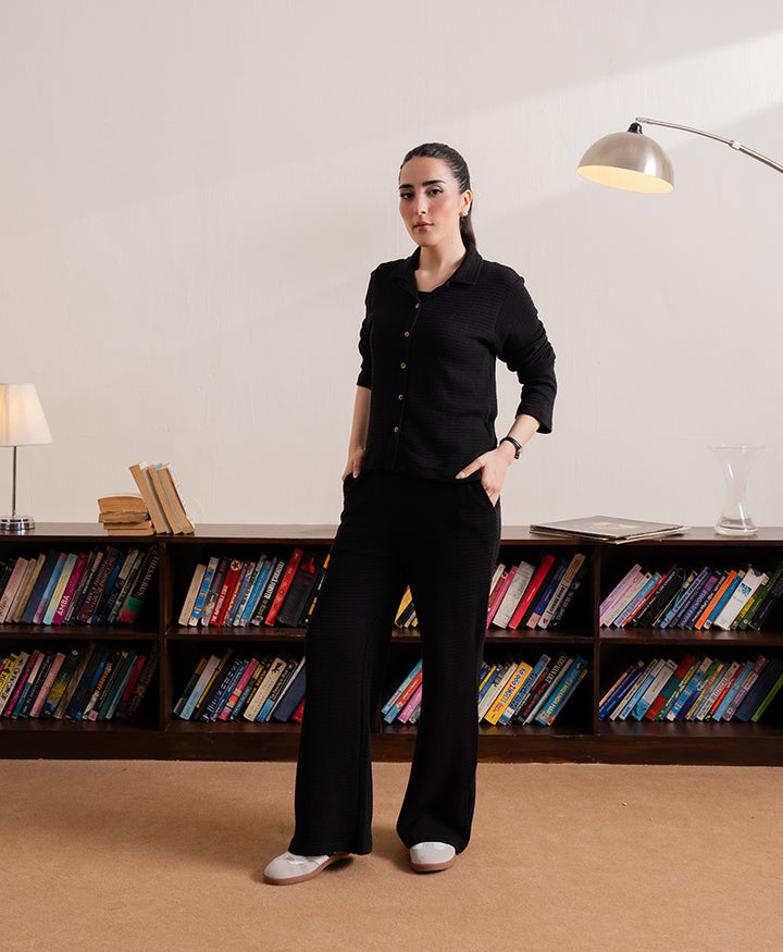 Black Modern Trouser Muse Co-Ord (Women)