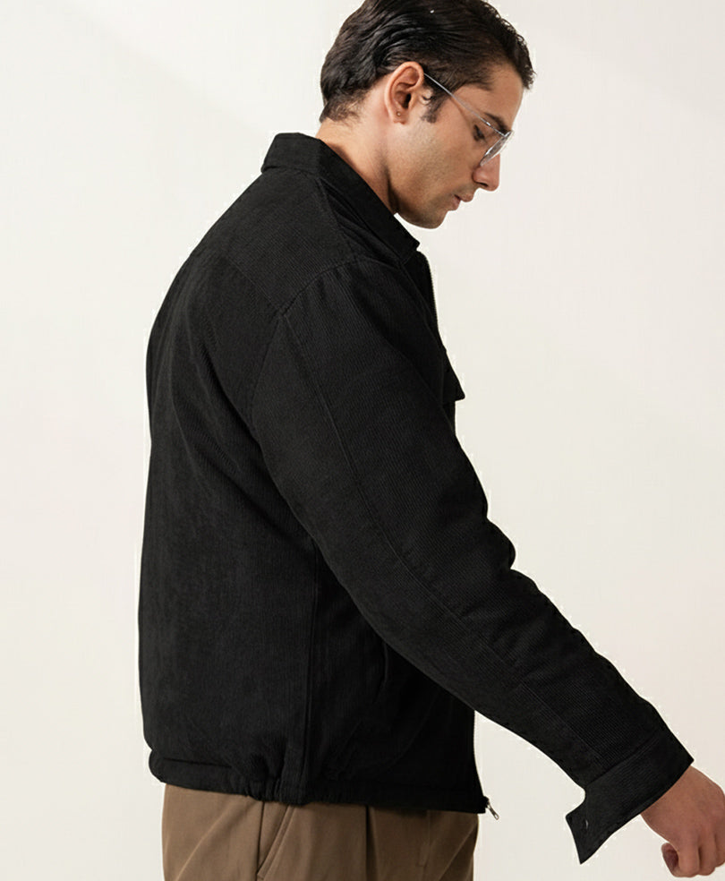 Black Corduroy Heritage Jacket
