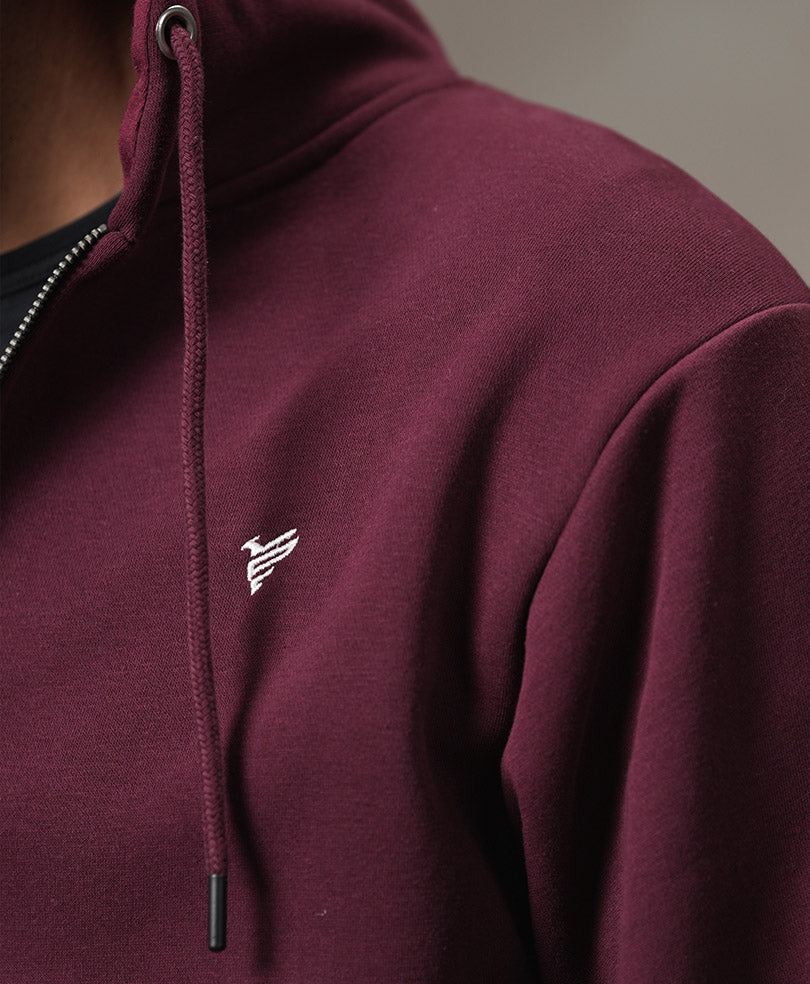 Maroon Basic Hood