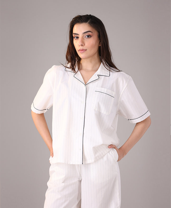 Striped Cotton Set (Women)