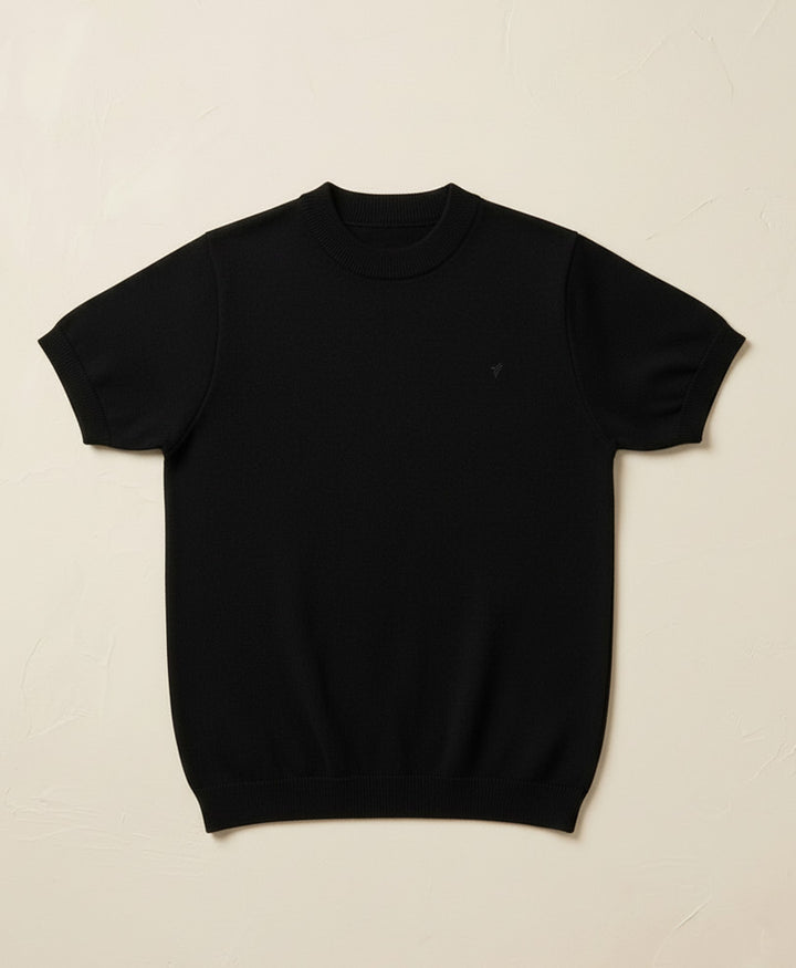 Black Knit Crew (Women)