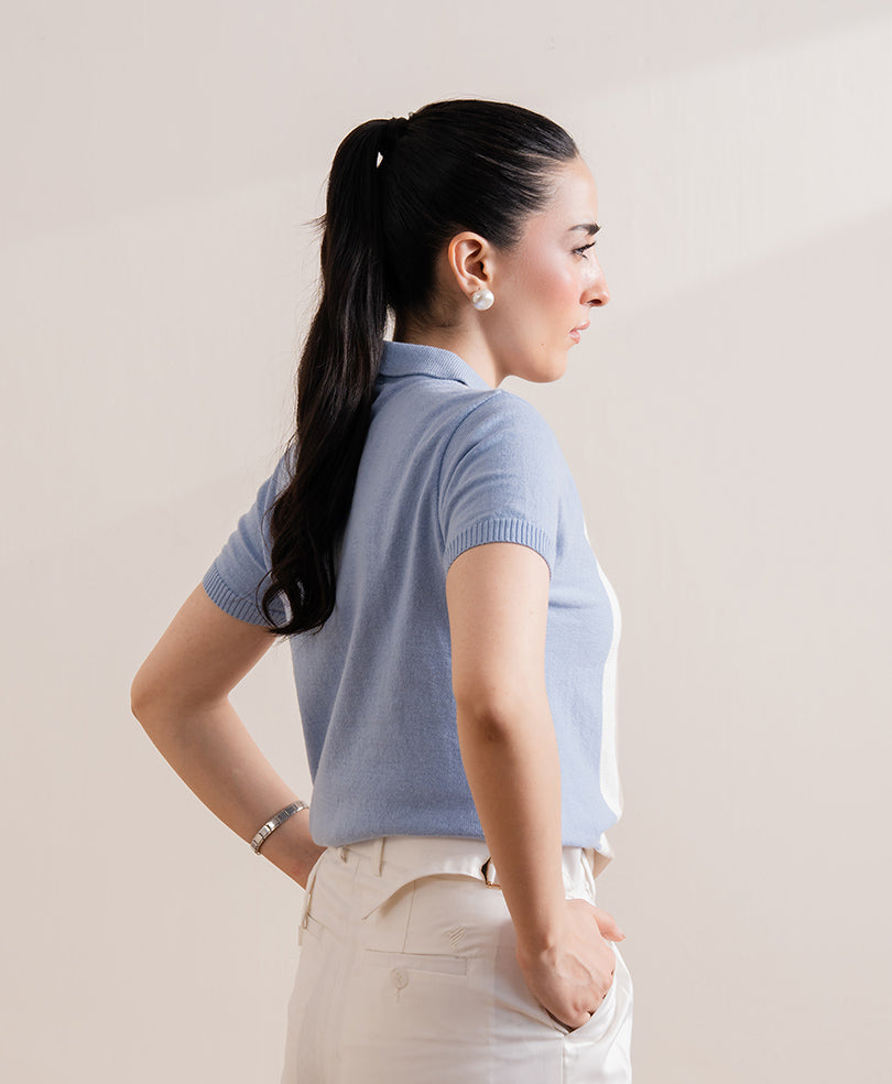 Stone & Sky Striper Knitted POLO (Women)