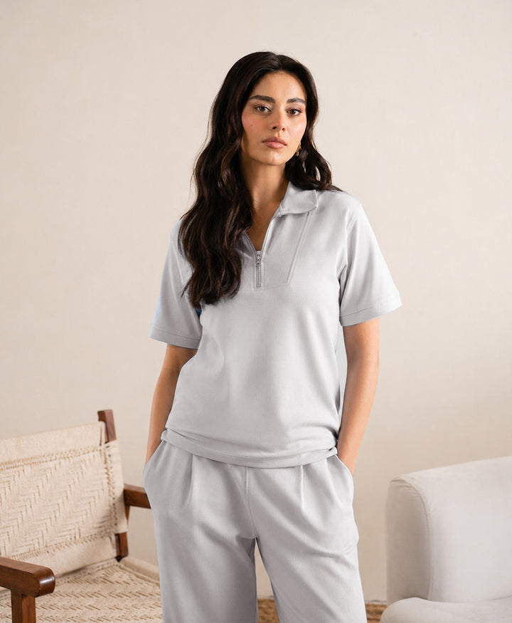 Dawn Blue POLO Cord Set (Women)