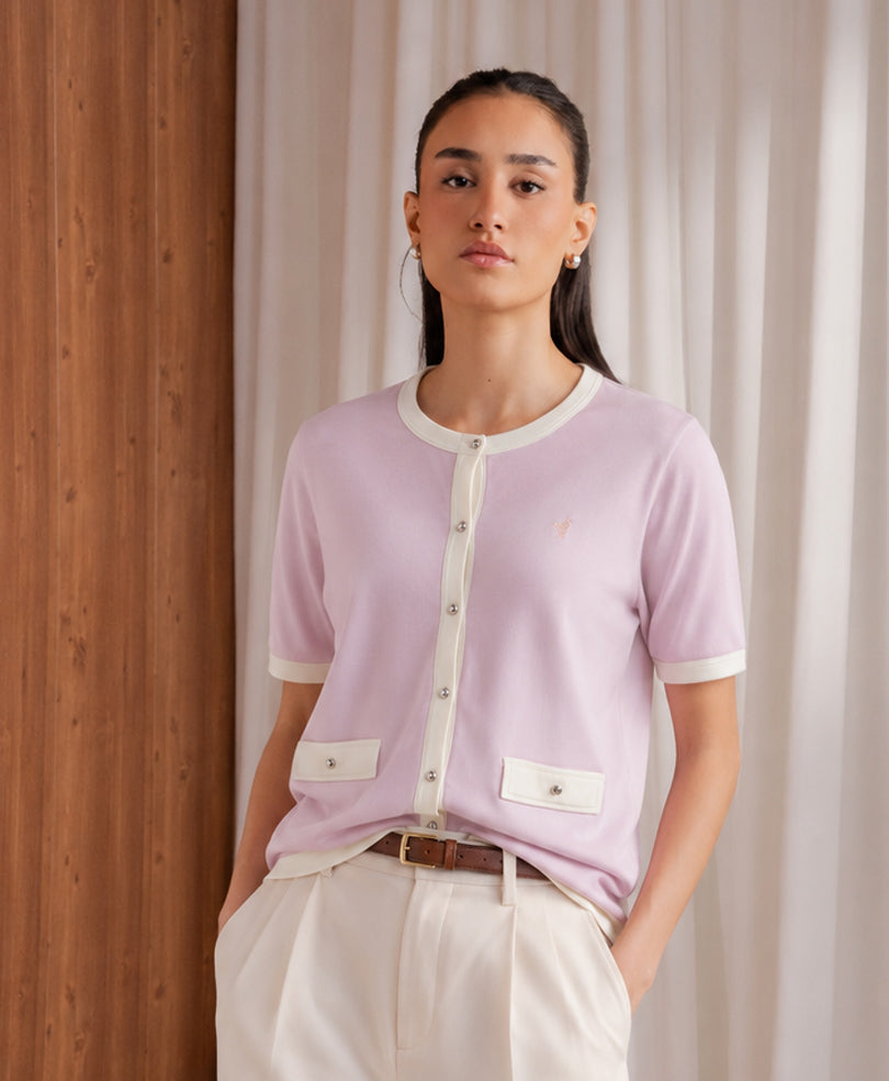 Pink Frame Cardigan (Women)