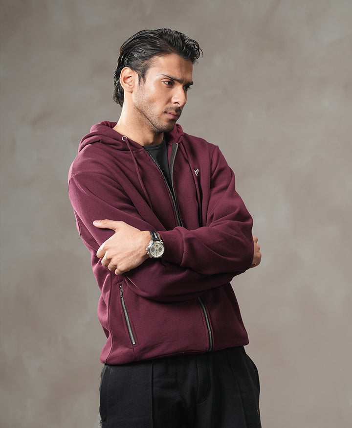 Maroon Basic Hood