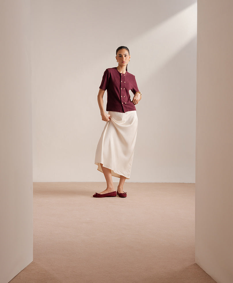 Maroon After Hour Cardigan (Women)