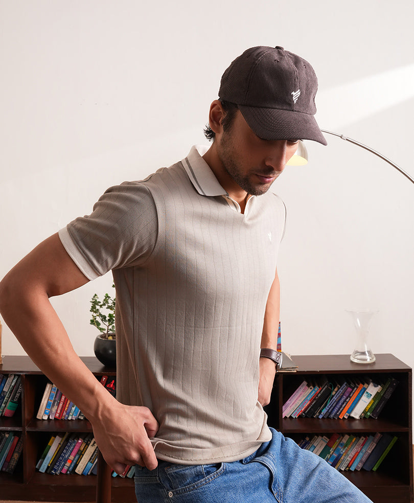 Tuffet V-Neck Drop Needle POLO