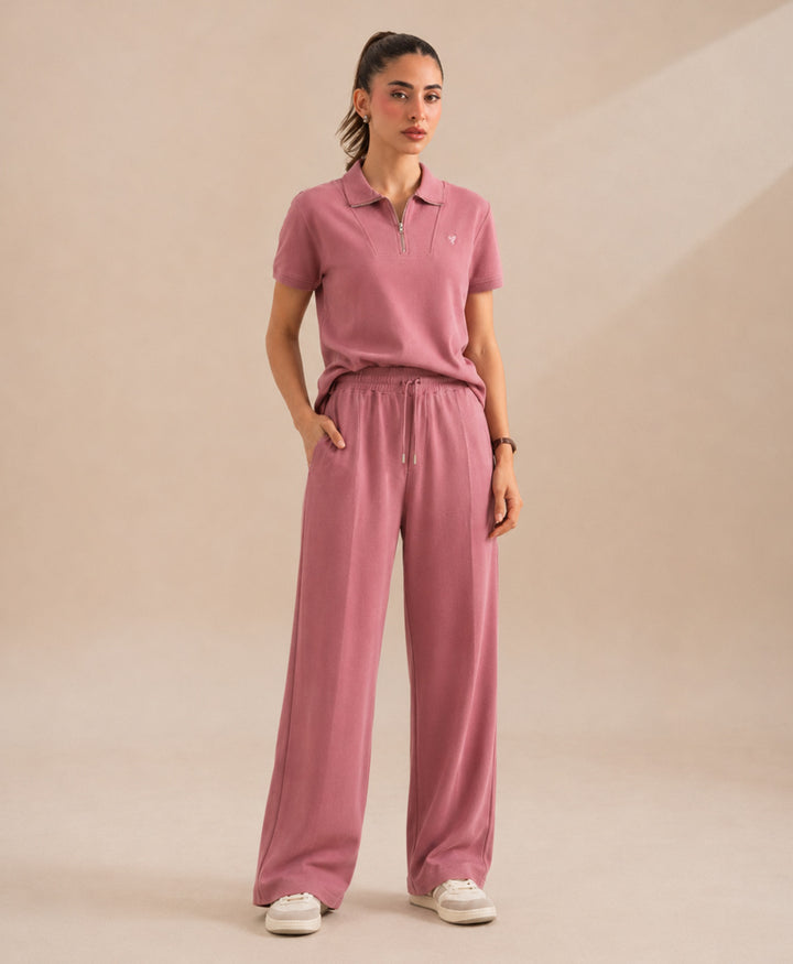 Purple Suave POLO Cord Set (Women)