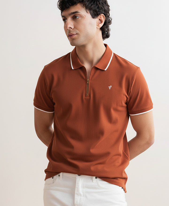Rustic Sports Zip POLO