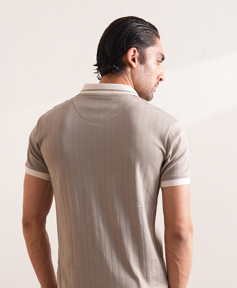 Tuffet V-Neck Drop Needle POLO