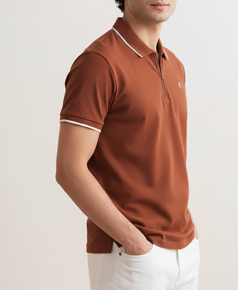 Rustic Sports Zip POLO