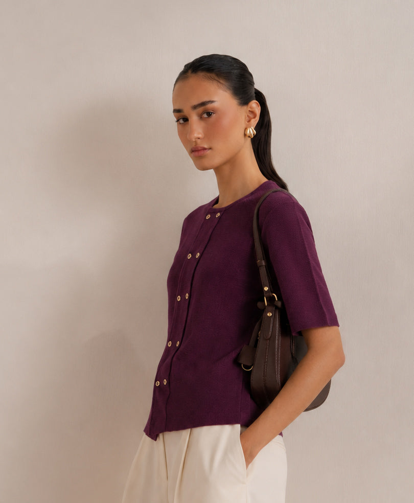 Plum After Hour Cardigan (Women)