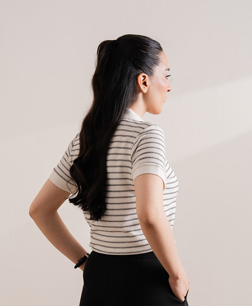 Modern Stripe POLO (Women)