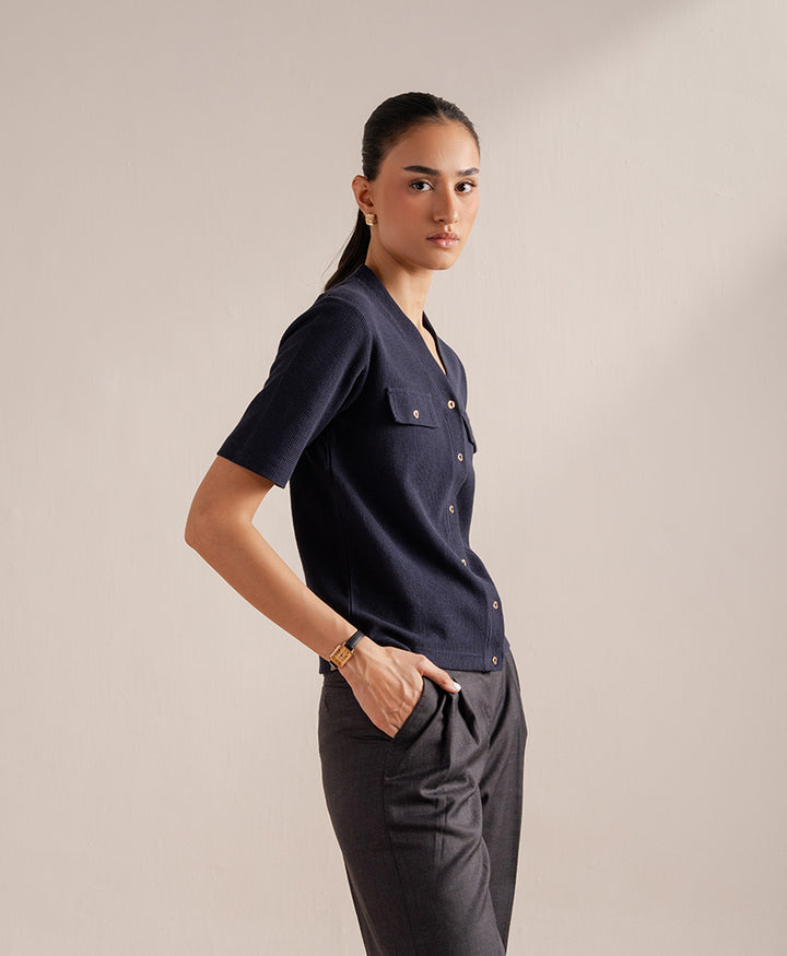 Navy Palermo Cardigan (Women)