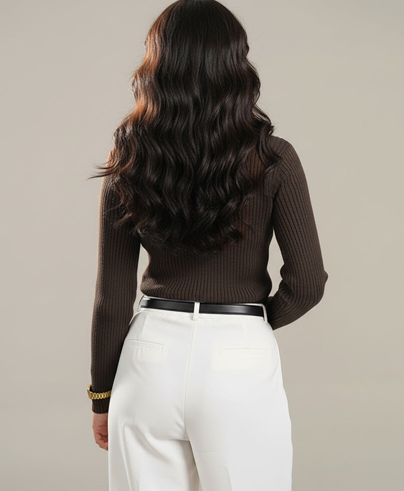 Chocolate POLO Sweater (Women)