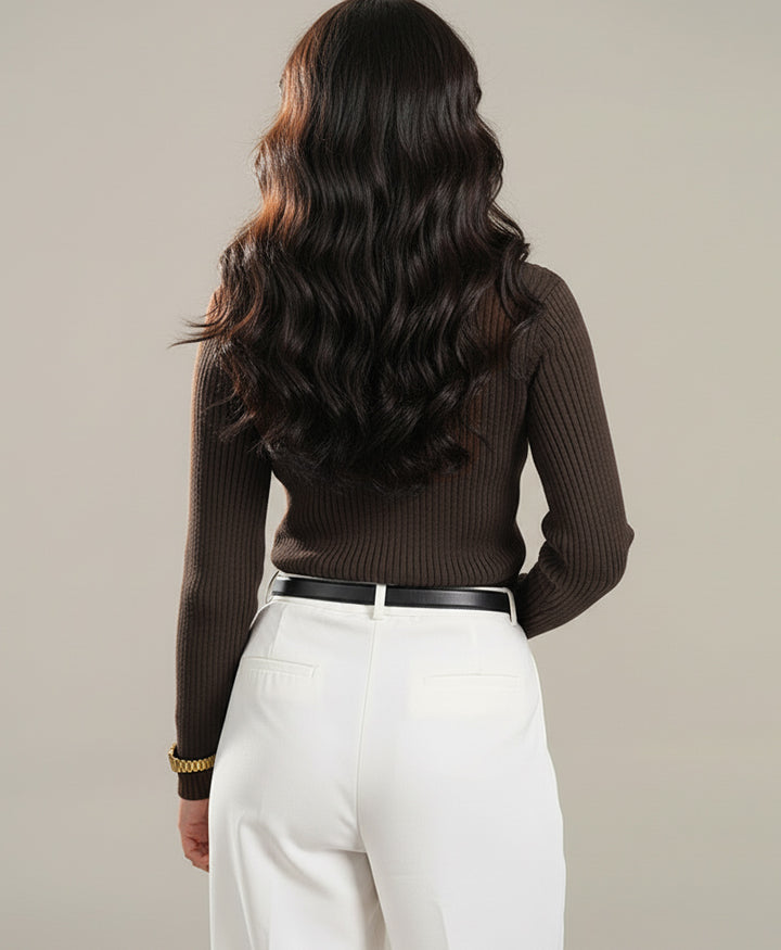 Chocolate POLO Sweater (Women)