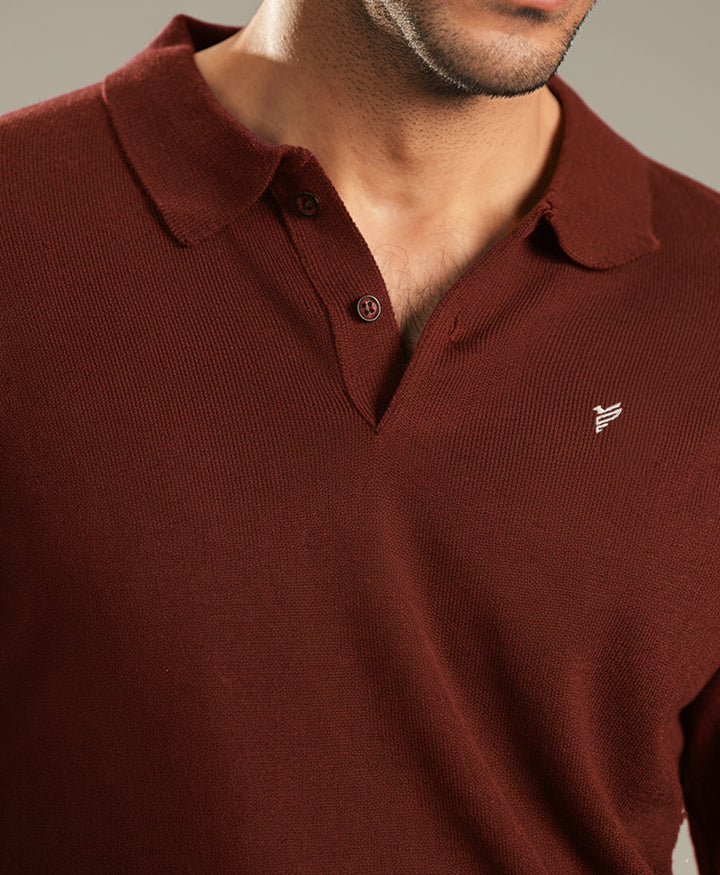 DK Rust Full Sleeve POLO