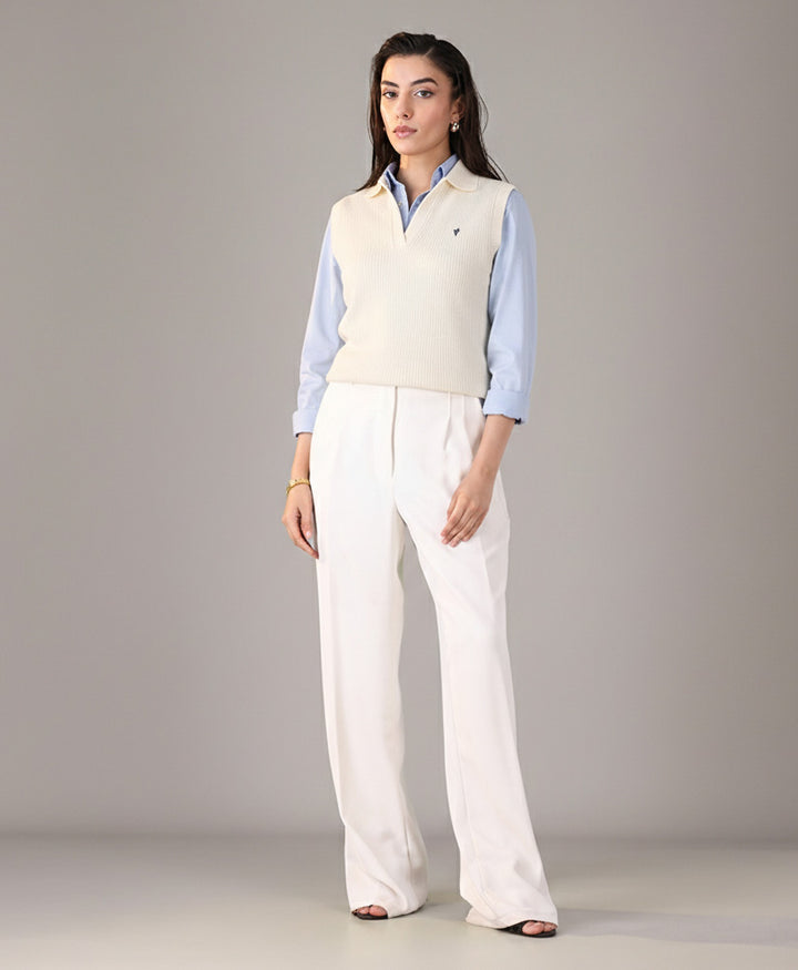 Cream Knit Top (Women)