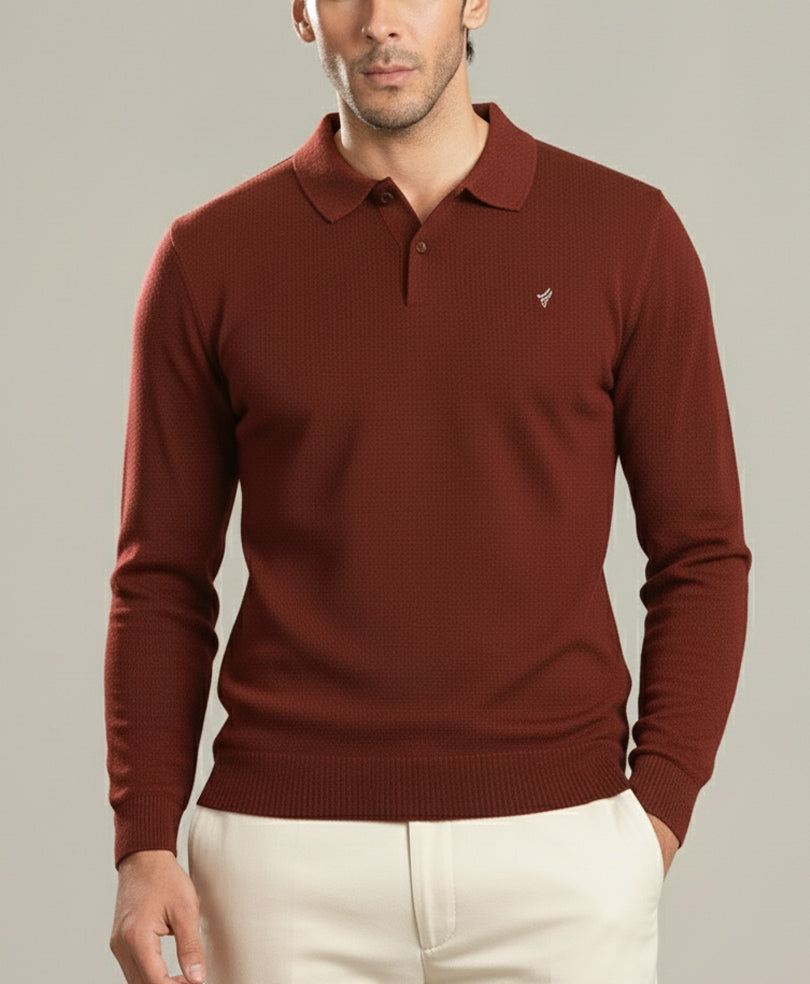 DK Rust Full Sleeve POLO