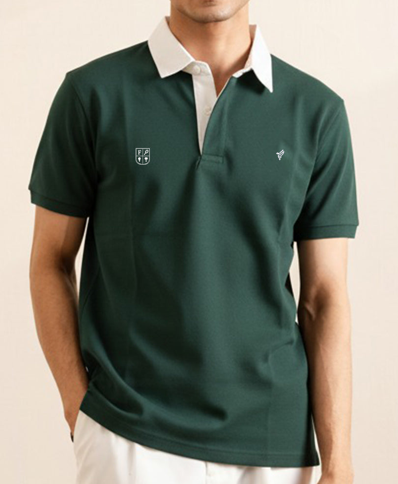 Forest Green Resort Rugby Shirt