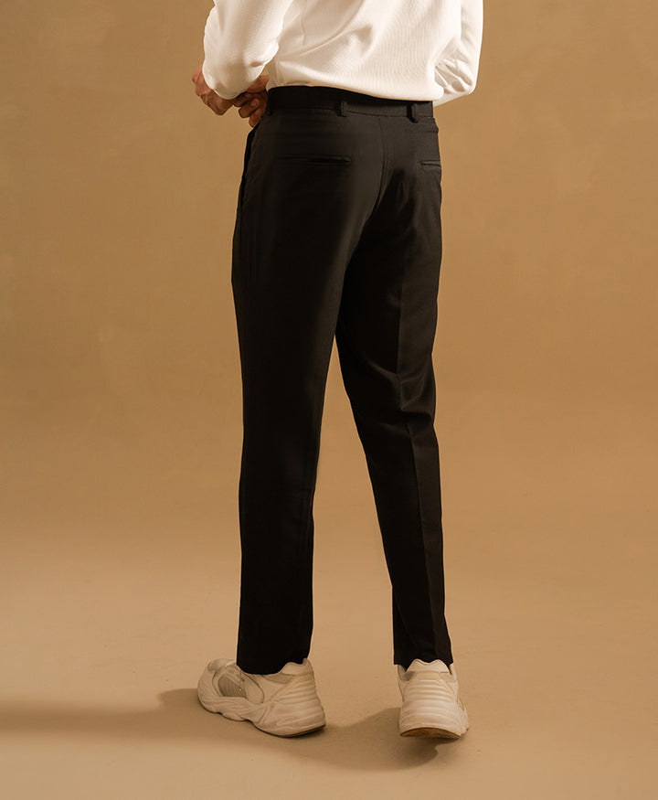 Black Pleated Dress Pant