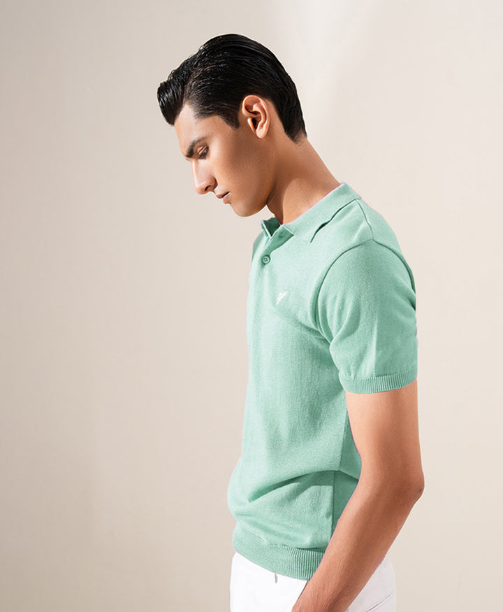 Mint Knitted POLO